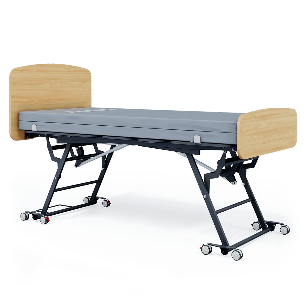 Accora Contesa Floor Bed - Low-Height Electric Care Bed with Furniture-Style Design