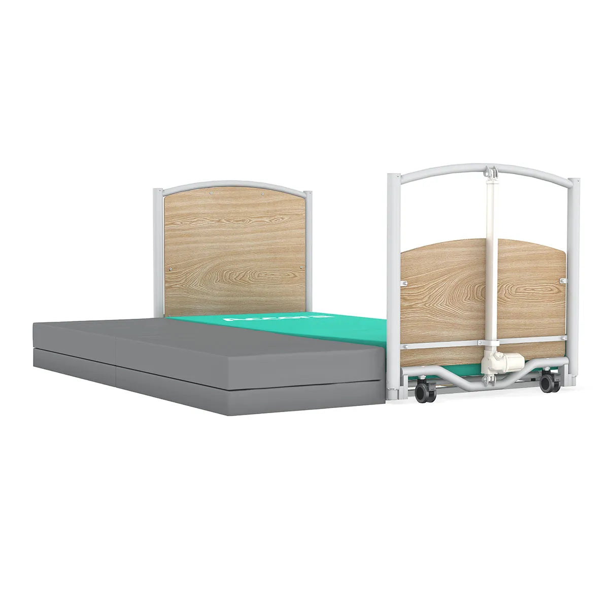 Accora FloorBed Plus Bariatric Floor-Level Hospital Bed (496 lb Capacity)