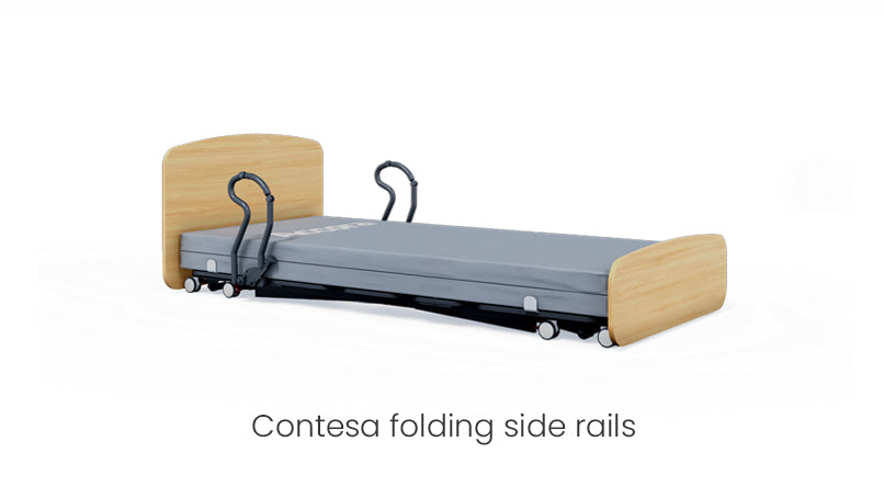 Accora Contesa Floor Bed - Low-Height Electric Care Bed with Furniture-Style Design