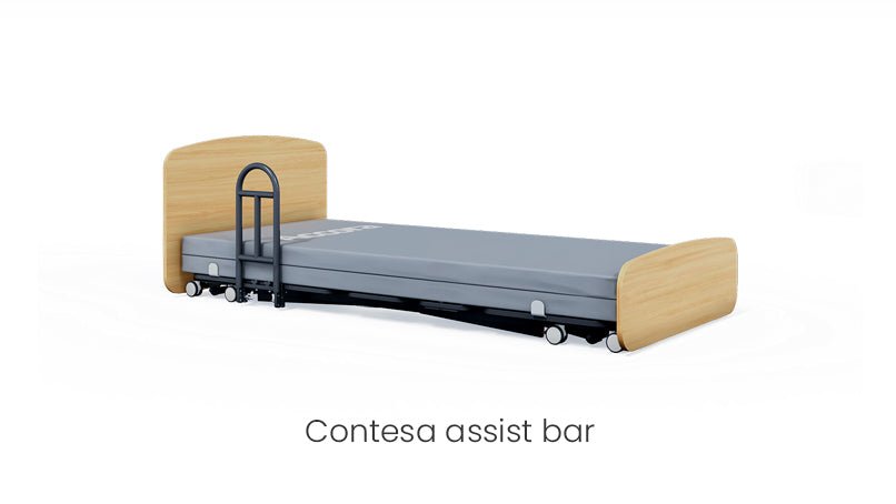 Accora Contesa Floor Bed - Low-Height Electric Care Bed with Furniture-Style Design