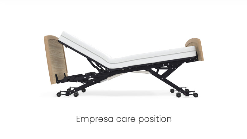 Accora Empresa Floor Bed - Ultra-Low Adjustable Hospital Bed for Home & Long-Term Care