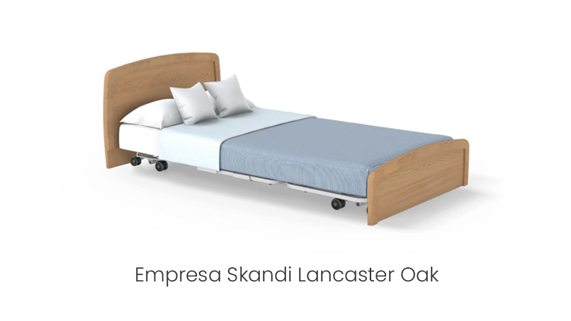 Accora Empresa Floor Bed - Ultra-Low Adjustable Hospital Bed for Home & Long-Term Care