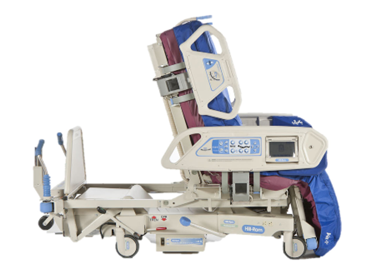 Hill-Rom TotalCare Bariatric P1840 Pulmonary Hospital Bed (certified Refurbished)