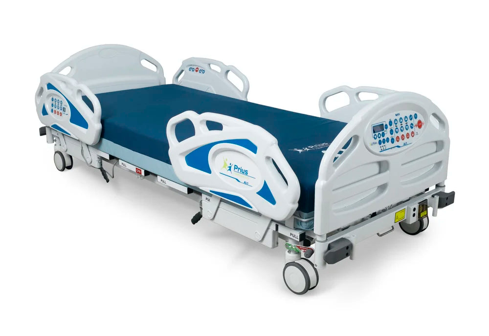 Prius Ai1 All-In-One Expandable Low Hospital Bed | Adjustable Width
