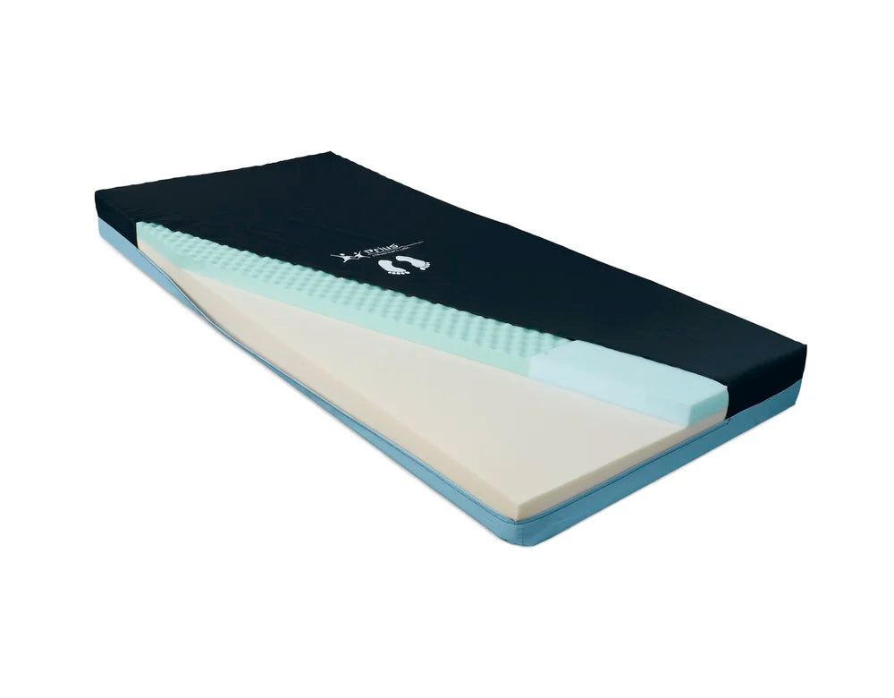 Prius DLX Foam Mattress: 6" Therapeutic Hospital Bed Mattress