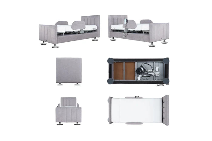 StarSleep Orin Smart Rotating Bed with Mattress for Seniors & Home Care