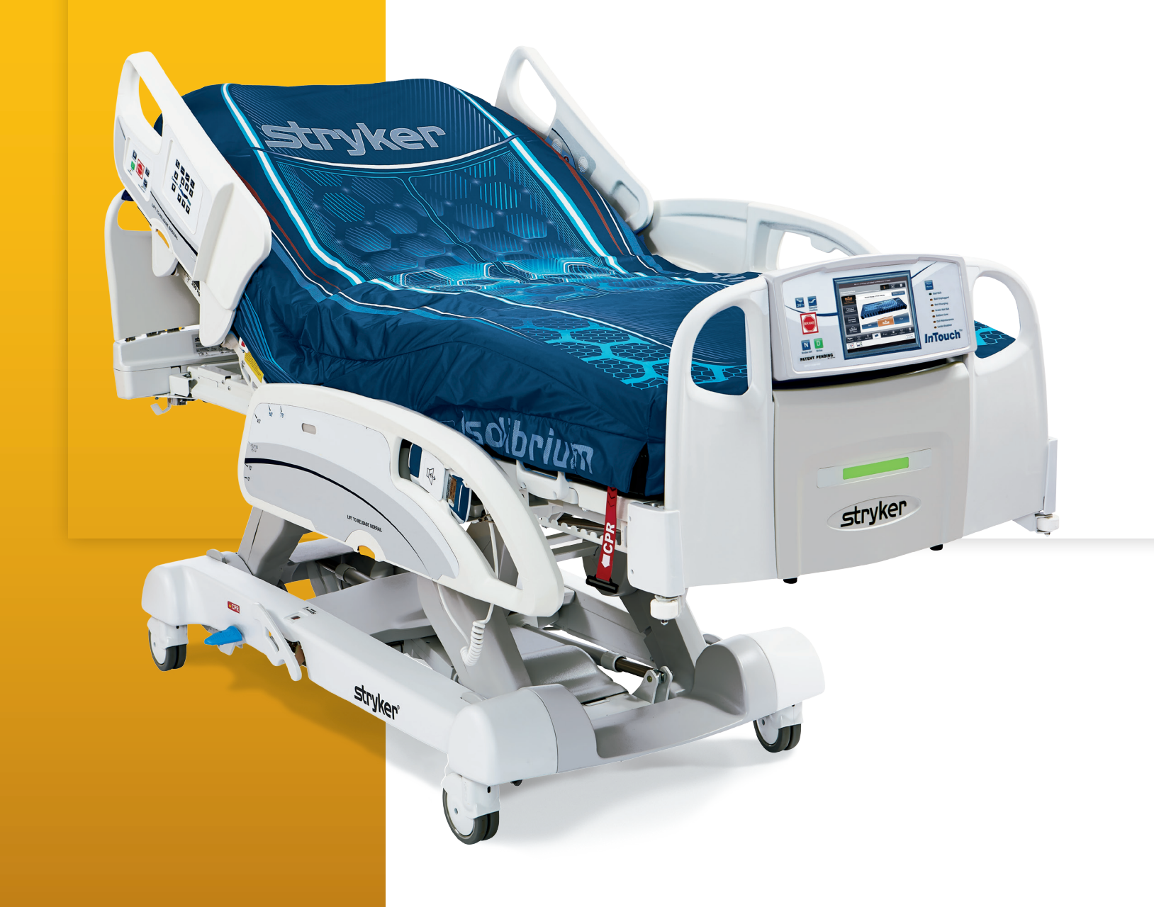 Stryker InTouch Critical Care ICU FL27 2141 with Zoom Hospital Bed (Certified Refurbished)