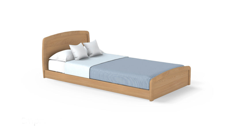 Accora Empresa Floor Bed - Ultra-Low Adjustable Hospital Bed for Home & Long-Term Care