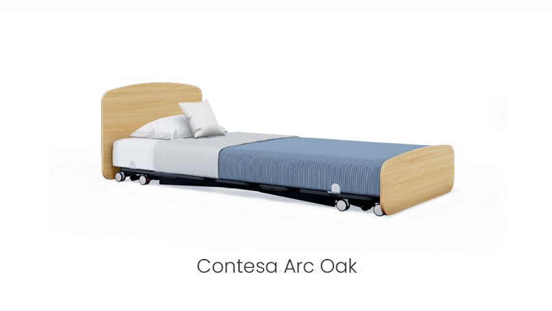 Accora Contesa Floor Bed - Low-Height Electric Care Bed with Furniture-Style Design