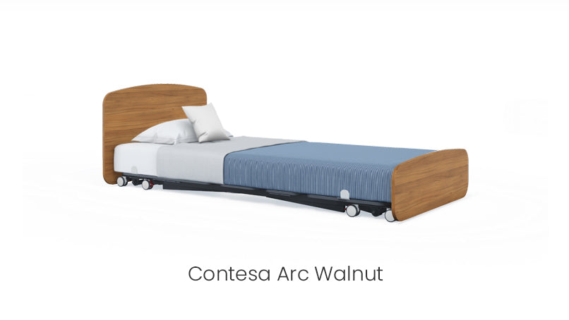 Accora Contesa Floor Bed - Low-Height Electric Care Bed with Furniture-Style Design