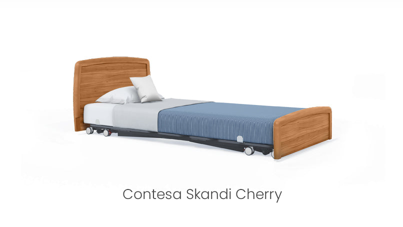 Accora Contesa Floor Bed - Low-Height Electric Care Bed with Furniture-Style Design