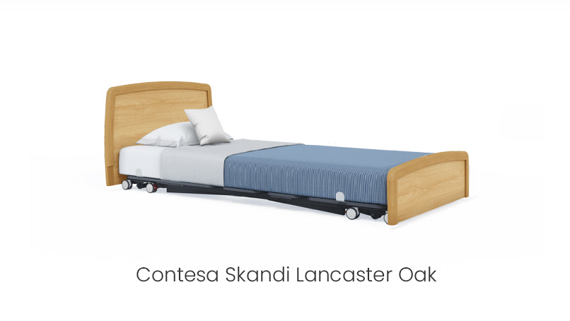 Accora Contesa Floor Bed - Low-Height Electric Care Bed with Furniture-Style Design