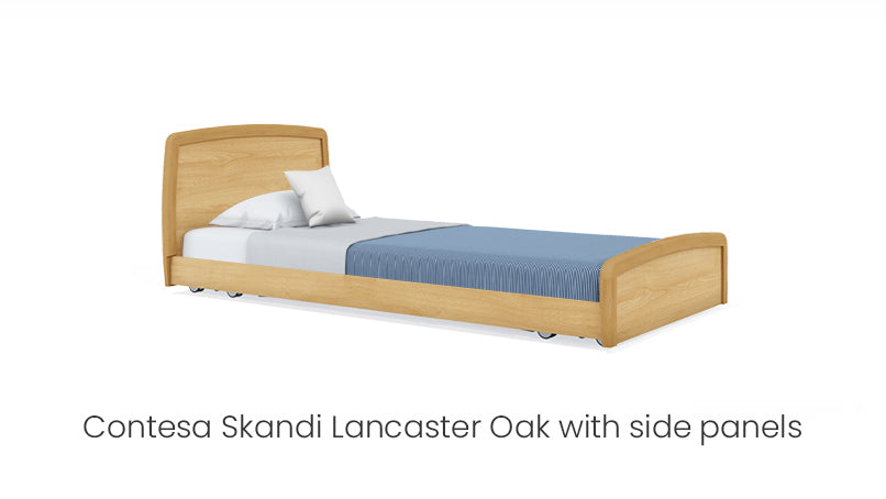 Accora Contesa Floor Bed - Low-Height Electric Care Bed with Furniture-Style Design