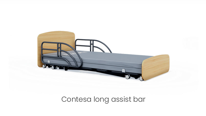 Accora Contesa Floor Bed - Low-Height Electric Care Bed with Furniture-Style Design
