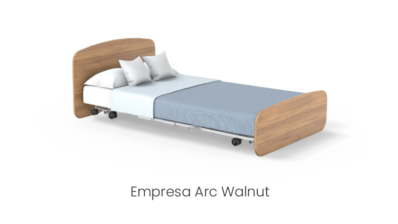 Accora Empresa Floor Bed - Ultra-Low Adjustable Hospital Bed for Home & Long-Term Care