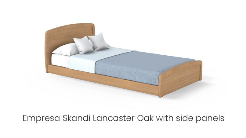 Accora Empresa Floor Bed - Ultra-Low Adjustable Hospital Bed for Home & Long-Term Care