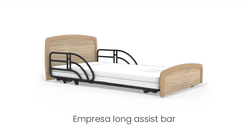Accora Empresa Floor Bed - Ultra-Low Adjustable Hospital Bed for Home & Long-Term Care