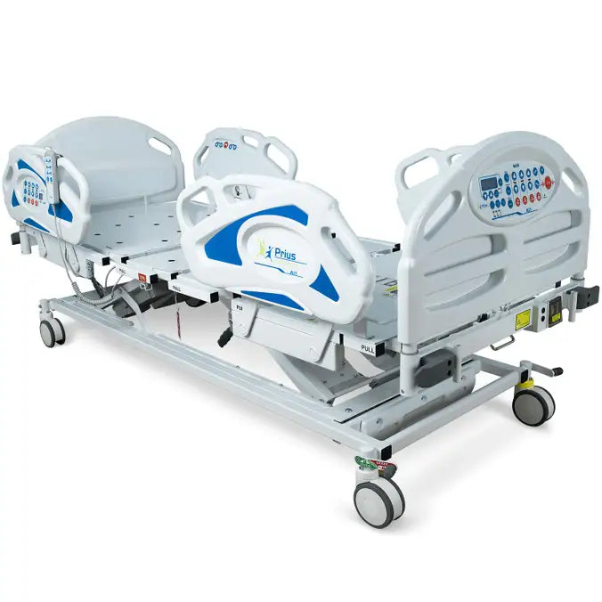 Prius Ai1 All-In-One Expandable Low Hospital Bed | Adjustable Width