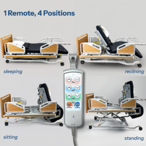 ReNu Care 4-in-1 Standing Bed & Chair, Home & Rehab Mobility Bed