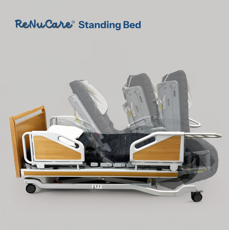ReNu Care 4-in-1 Standing Bed & Chair, Home & Rehab Mobility Bed