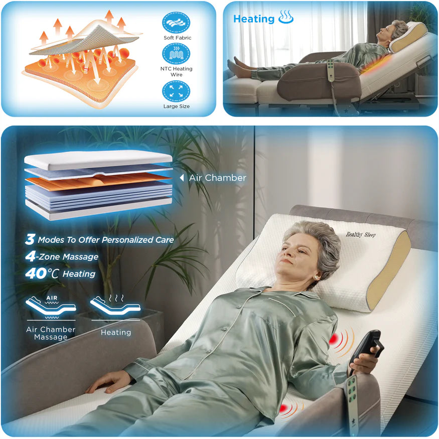 StarSleep Orin Smart Rotating Bed with Mattress for Seniors & Home Care