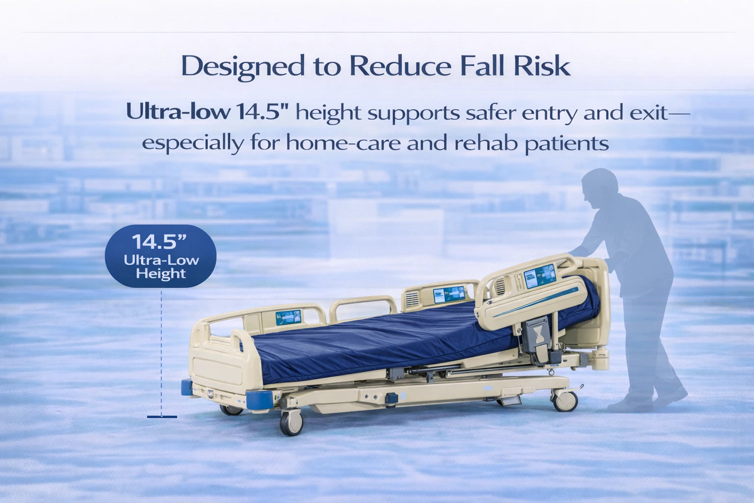 Stryker Go Bed II MedSurg FL28 Hospital Bed (Certified Refurbished)